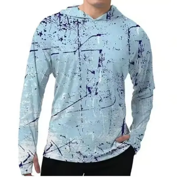 🎁🔥Men's Swim & Outdoor UPF 50+ Sun Shirt ,Lightweight SPF 50 UV Protection Hoodie