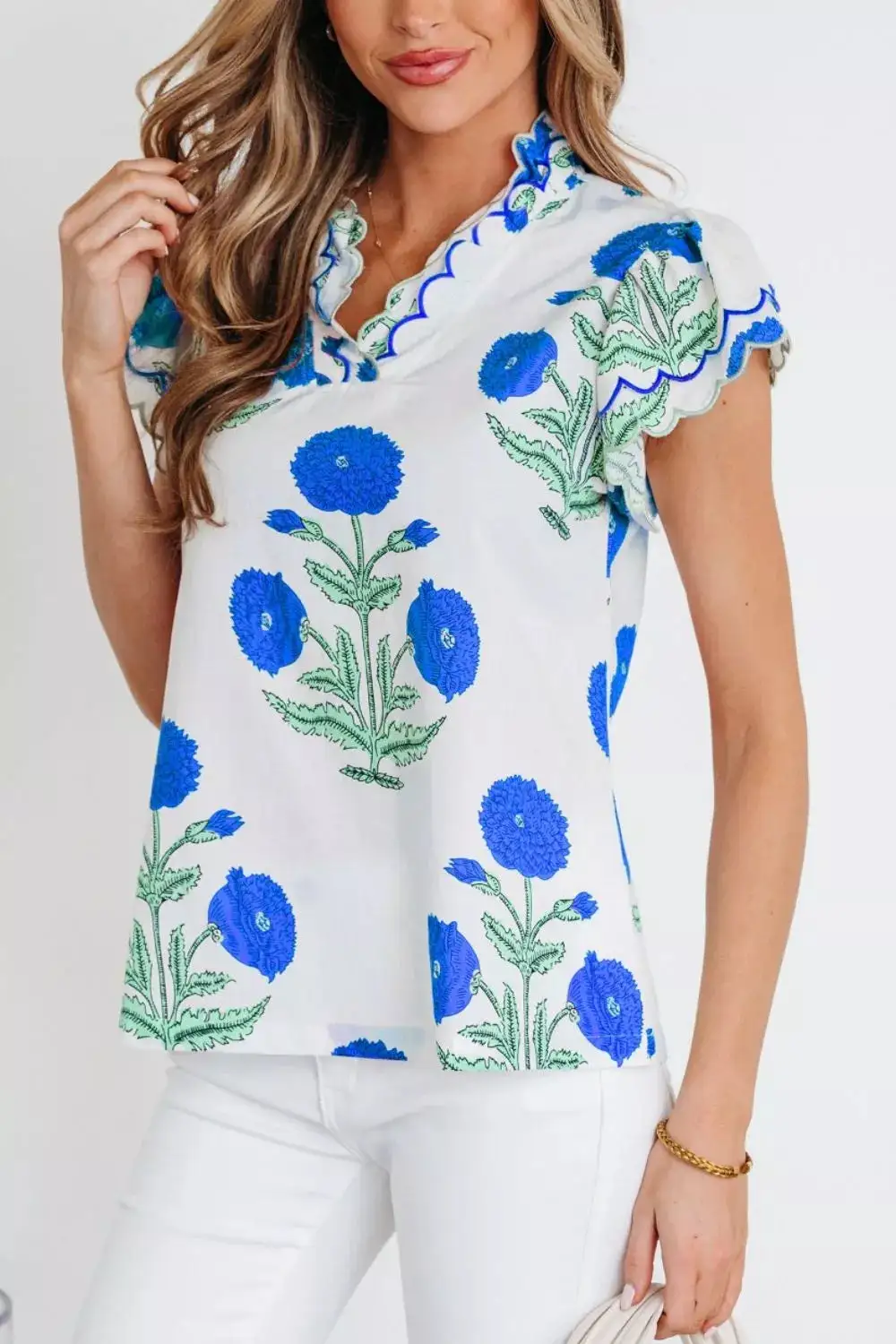 Everyday V-Neck Blouse