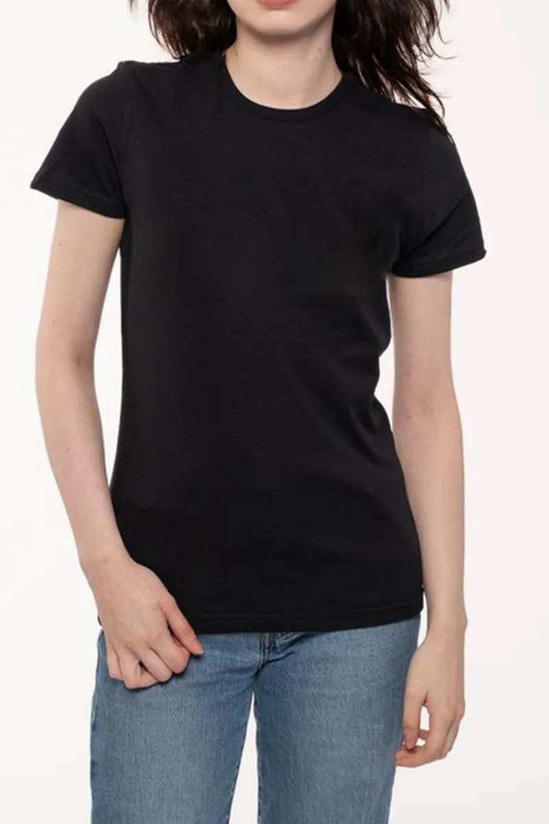 Casual Style Crew Neck Skinny Fit T Shirt