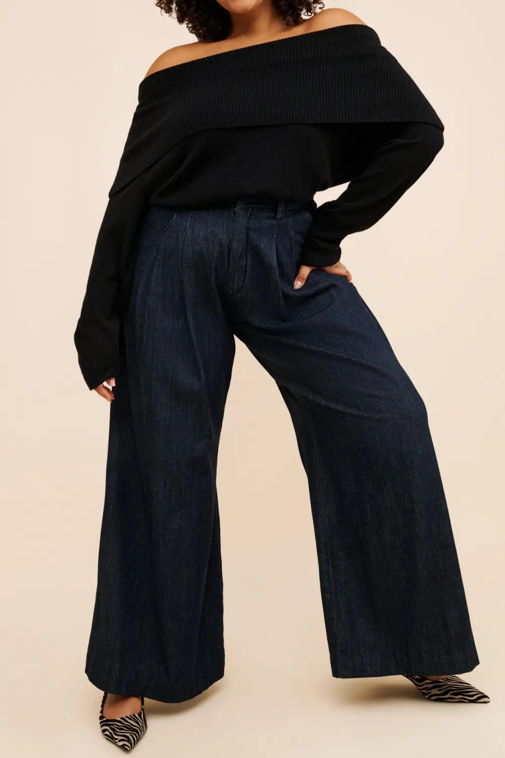 Cashmere Off-The-Shoulder Sweater