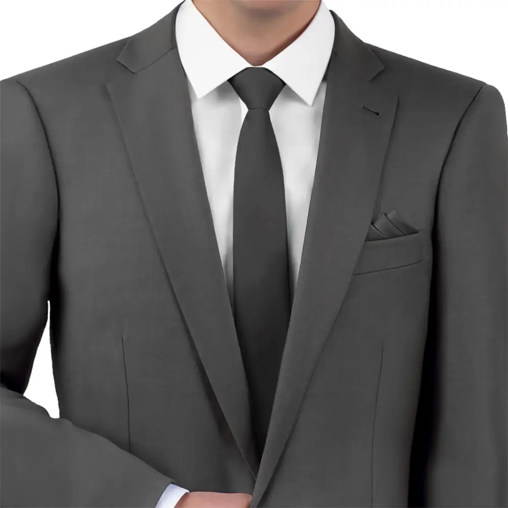 Elegant Solid Statement Necktie