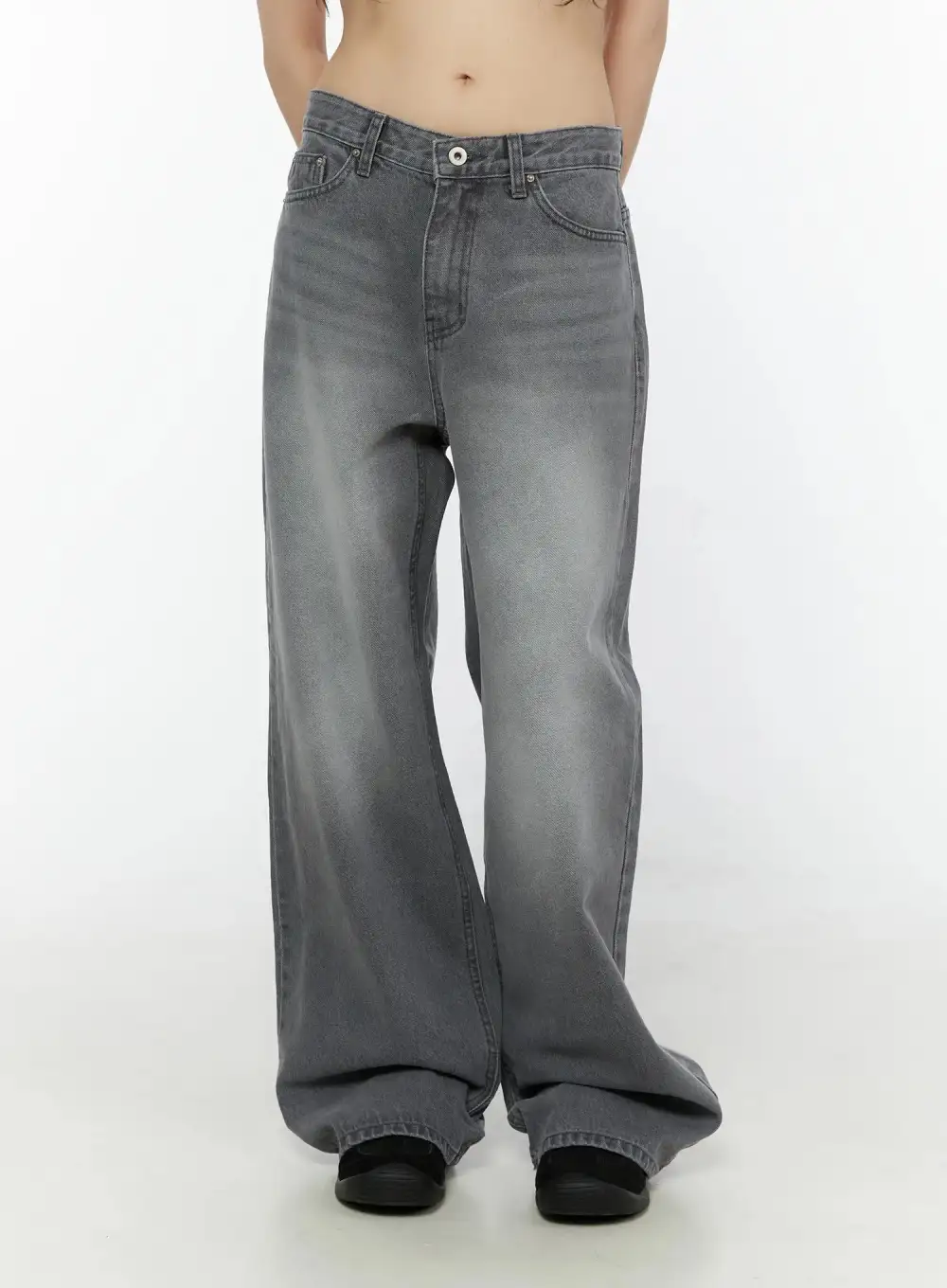Denim Wide Leg Jeans