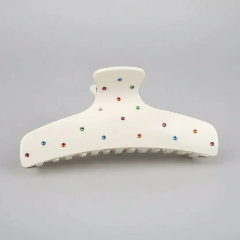 Dotted Accent Hair Claw Clip