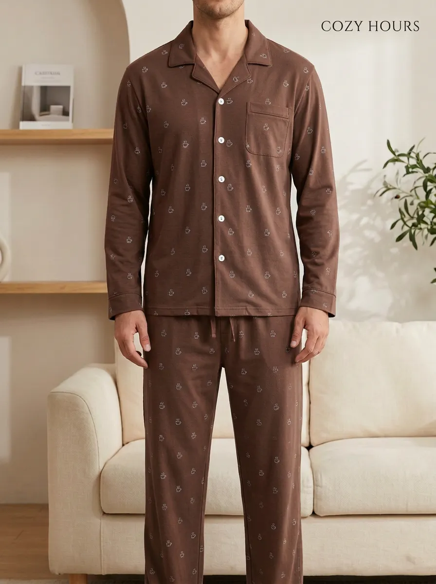 Relaxed Finish Classic Men's Pajama Set