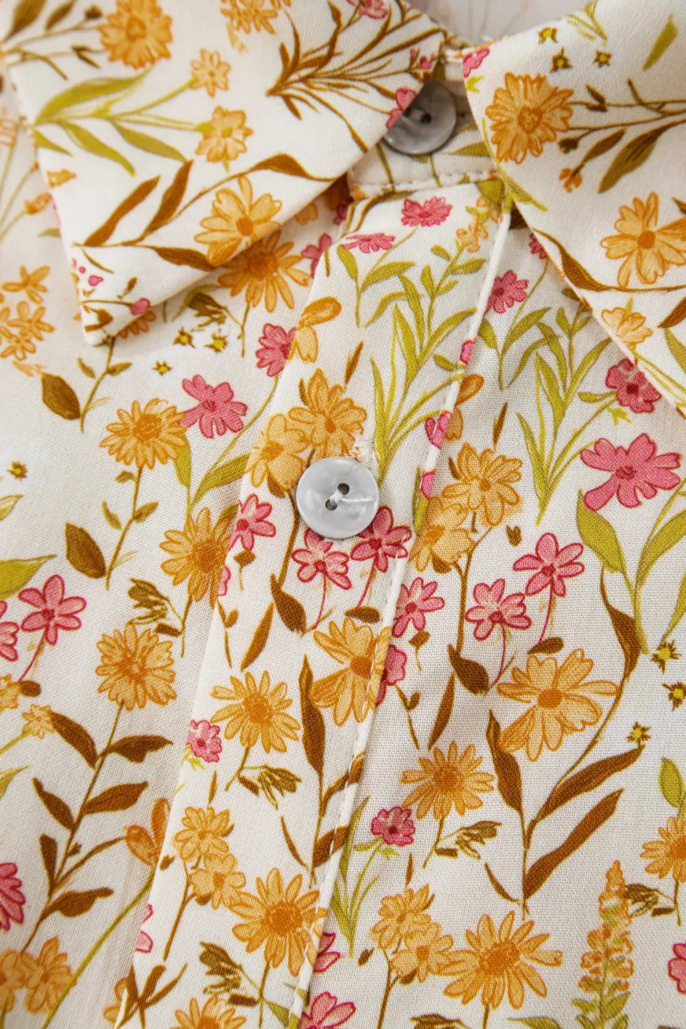 Balanced Detail Floral Printed Ruffle Dress