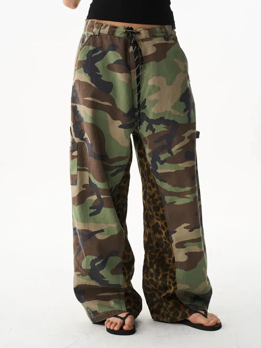 Camouflage Leopard Cargo Pants