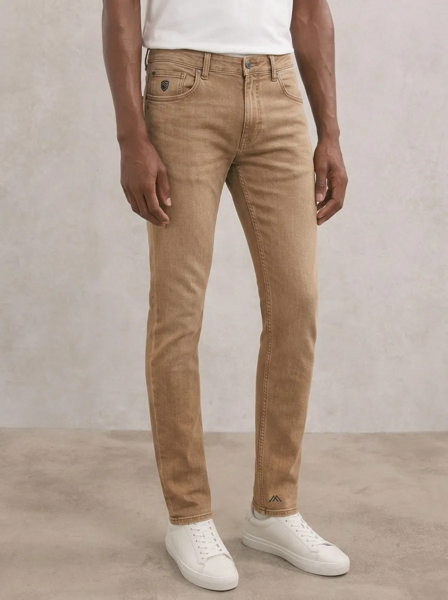 Men's Easygoing Comfort Slim Fit Stretch Denim Jeans