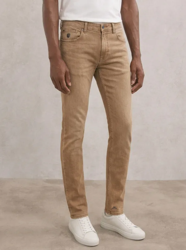 Men's Easygoing Comfort Slim Fit Stretch Denim Jeans