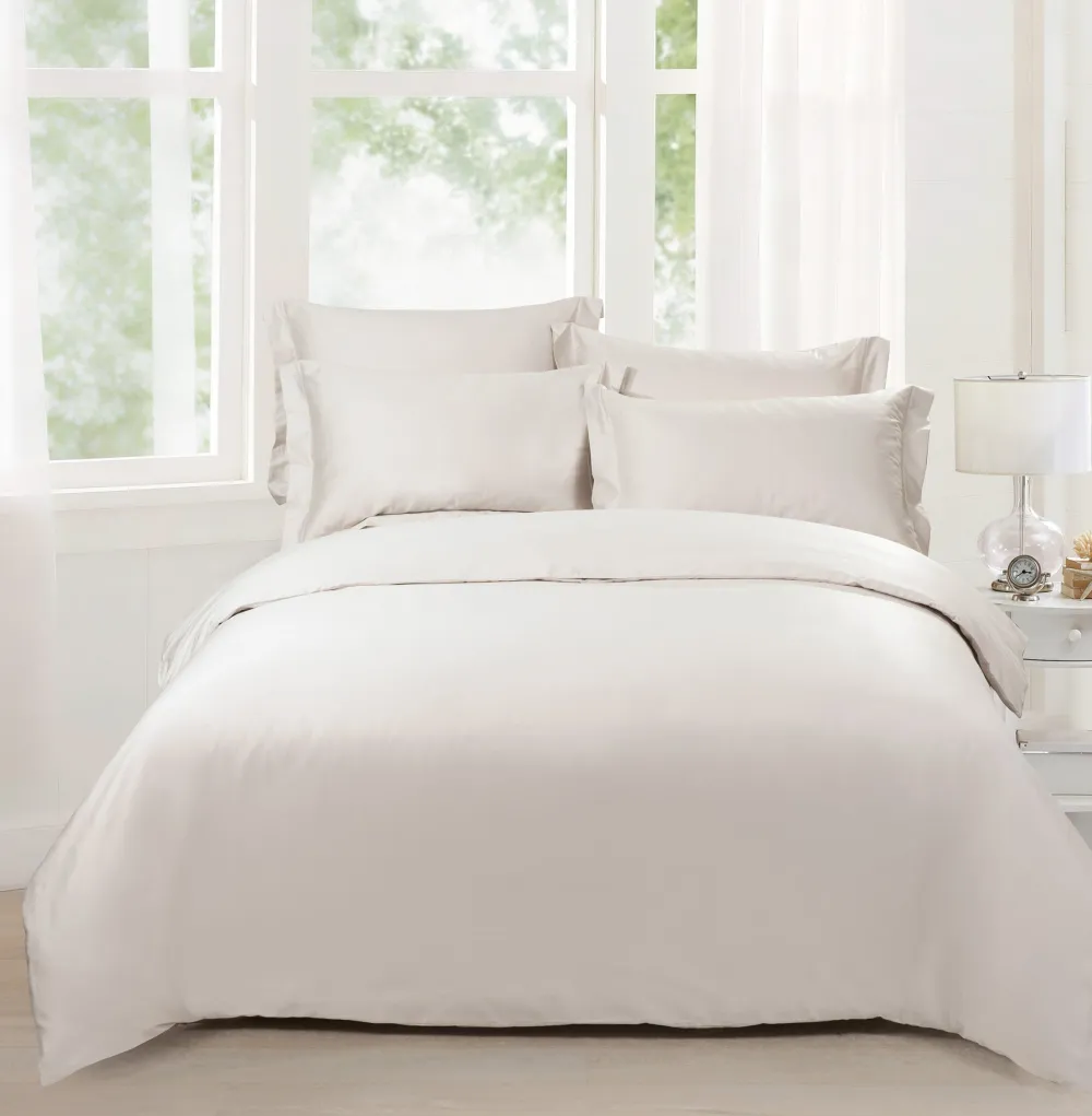 Classic Long-Staple Cotton Solid Coordinated Bedding Collection