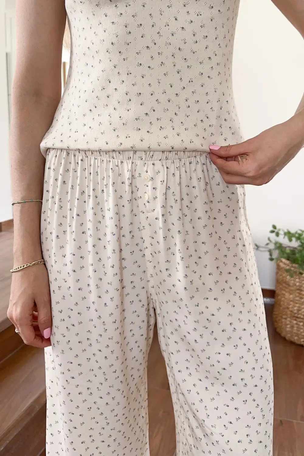 Tailored Floral Lounge Pants