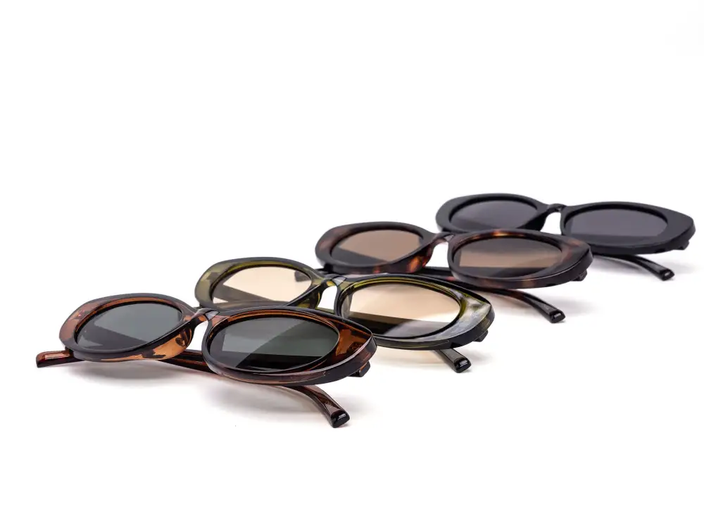 12-Pack Slim Oval Assorted Sunglasses