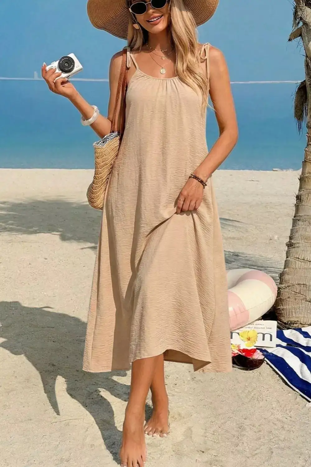 Tie Midi Dress