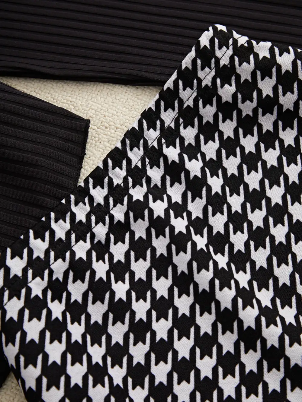 Shoulder Long Sleeve Coordinated Set