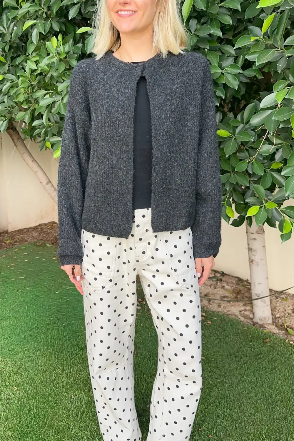 Soft Button Front Cardigan