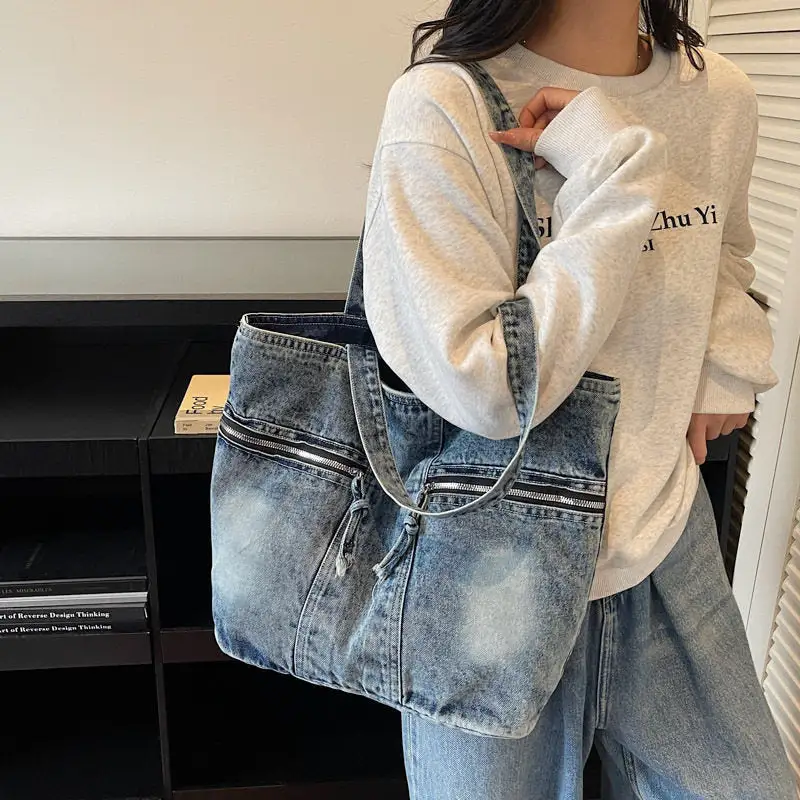 Denim Everyday Tote Bag