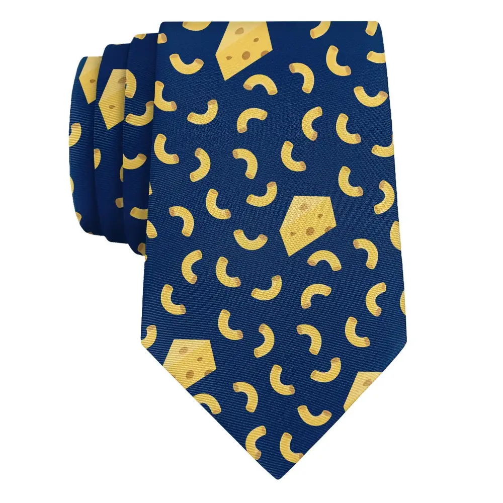 Cheese Food Pattern Necktie