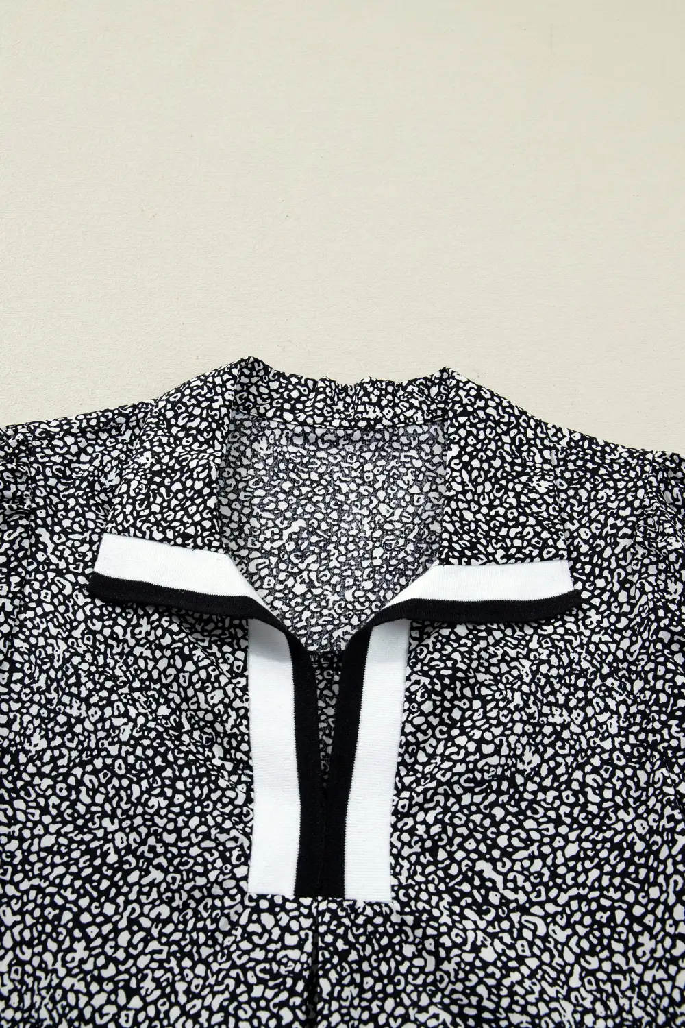 Striped Animal Print Pocketed Dress Casual