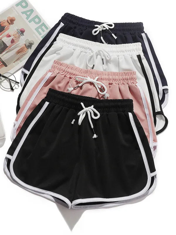 Sports Three Quarter Yoga Loose Pants Shorts