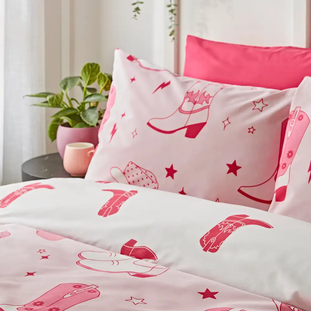Coordinated Bedroom Printed Cotton Duvet Cover Set