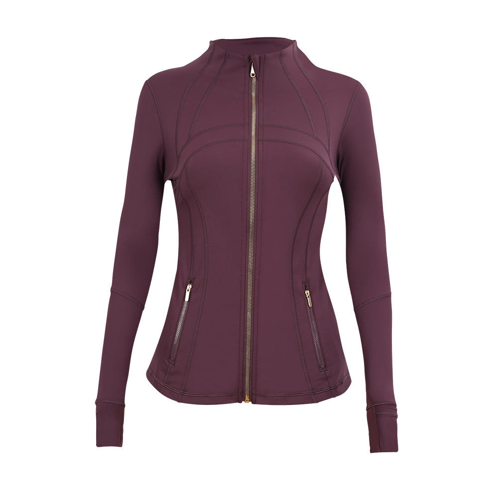 Women’s Quick-Dry Zip-Up Fitness Jacket