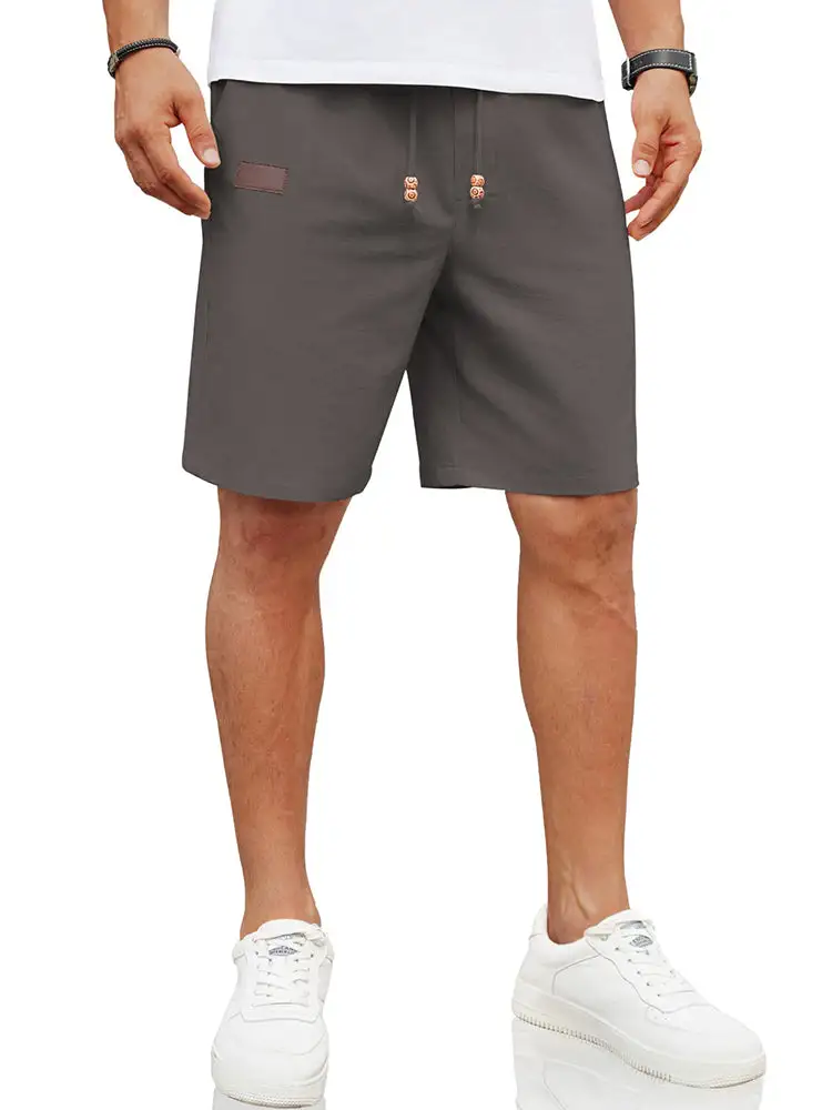 Men's Casual Linen Blend Casual Shorts