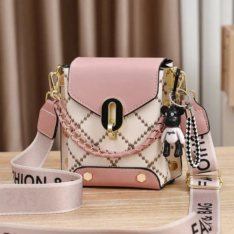 Structured Canvas Crossbody Bag