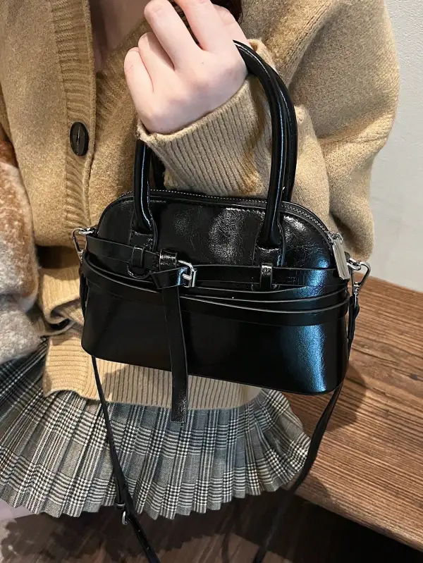 Clasp Shoulder Bag