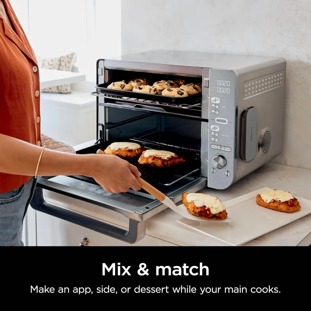 Ninja DCT451 12-in-1 Smart Double Oven with FlexDoor