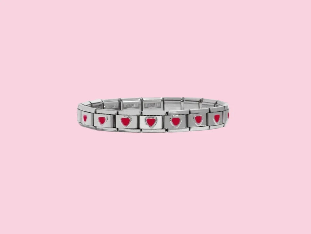 Italian-Style Heart Love Bracelet