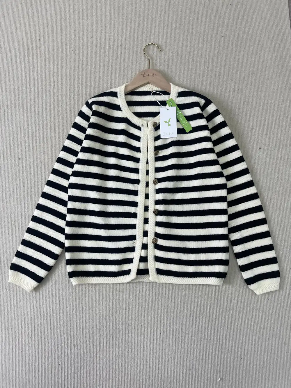 Striped Everyday Cardigan