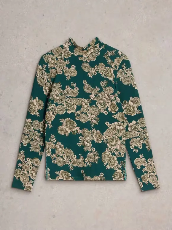 Slight Stretch Turtle Neck T-Shirt