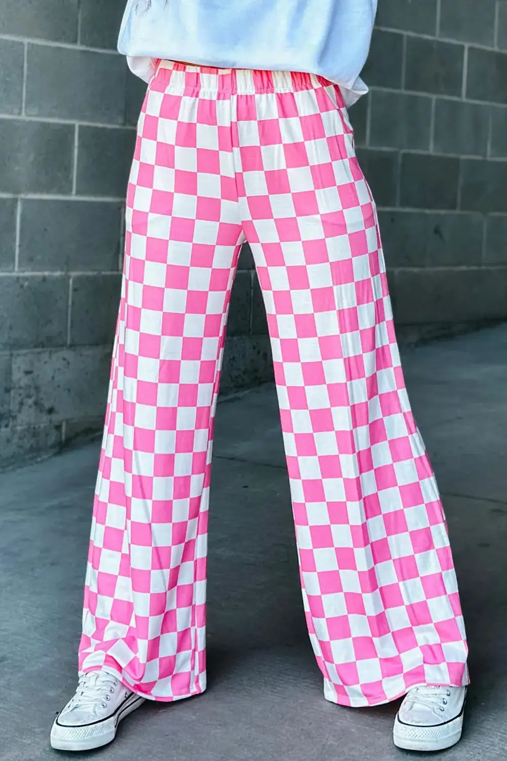 Relaxed Wide Leg Pocket Detail Pants