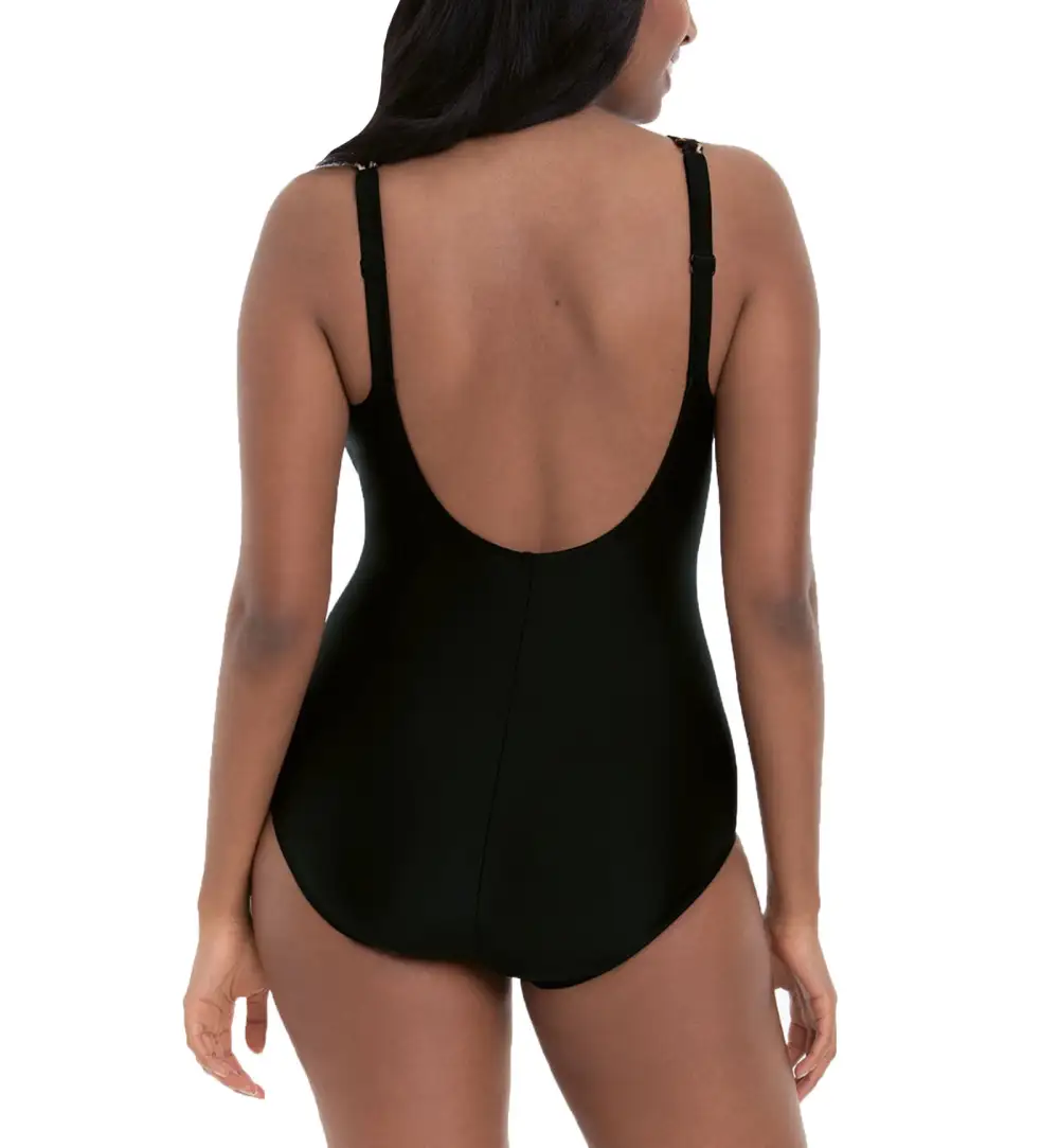 Animal-Print Shaping-Panel One-Piece Swimsuit