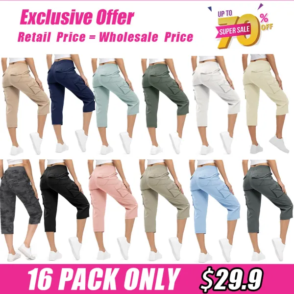 Women's Lightweight 3/4 Hiking Pants