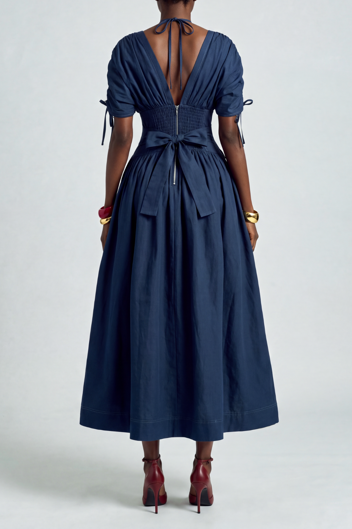 Textured Maxi Dress