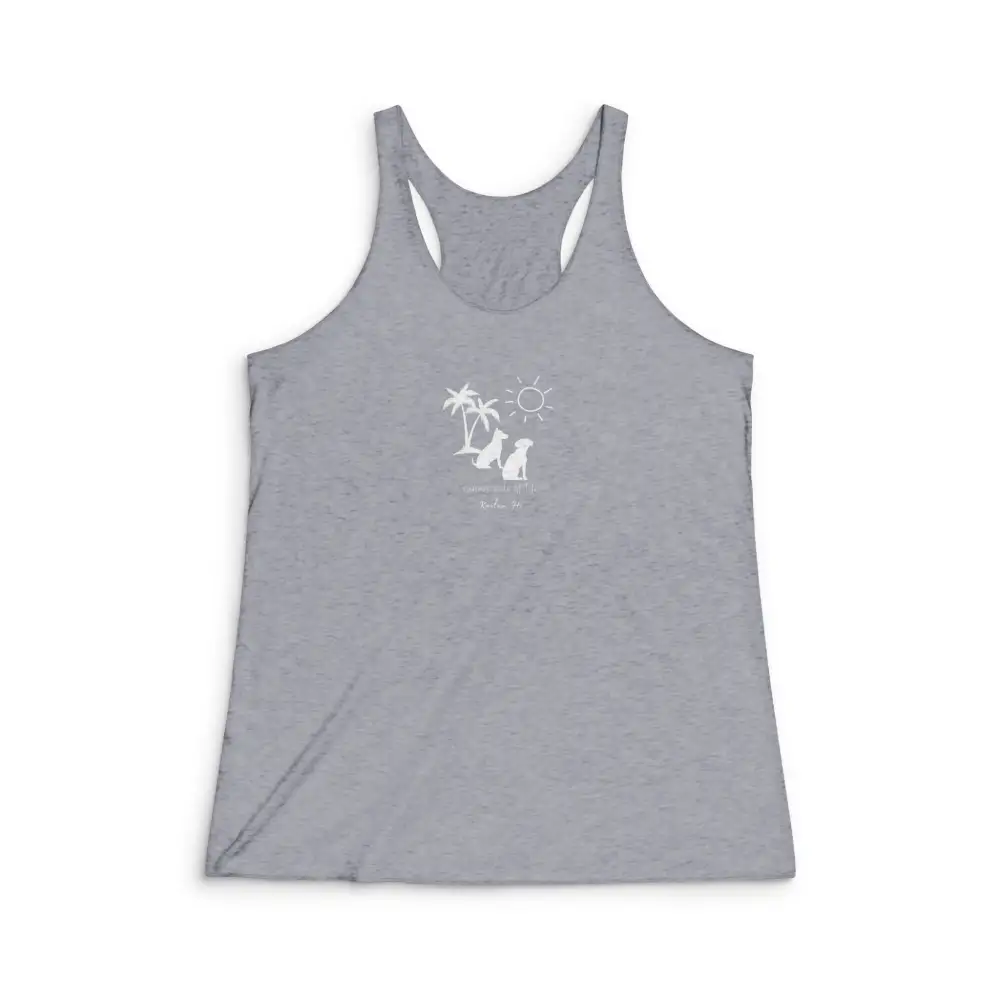 Sunny Dog Graphic Racerback Tank