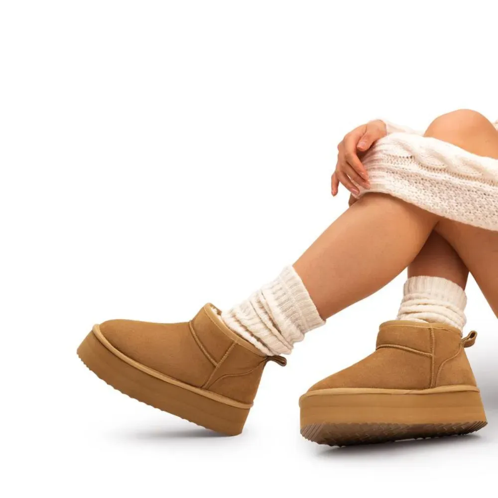 🔥 Winter Essential – 50% OFF! | Women’s Classic Suede Snow Boots with Memory Foam & Anti-Slip Sole