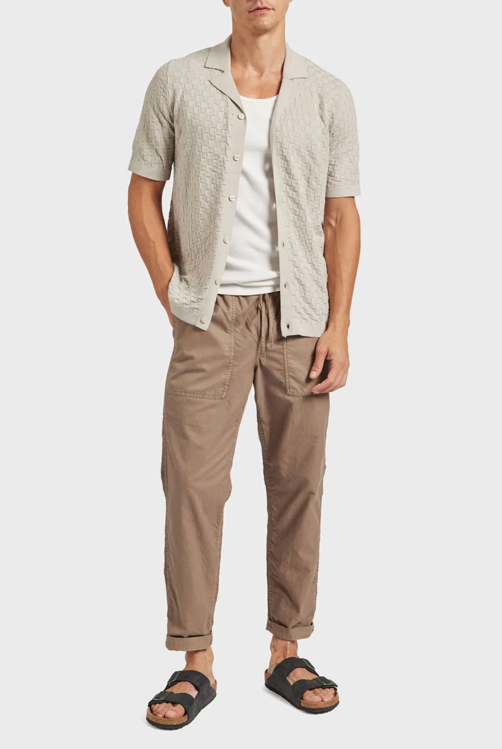 Oxford Beach Pant- Stucco tan