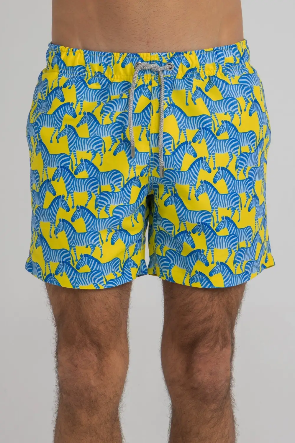 Yellow Zebra Swim Shorts