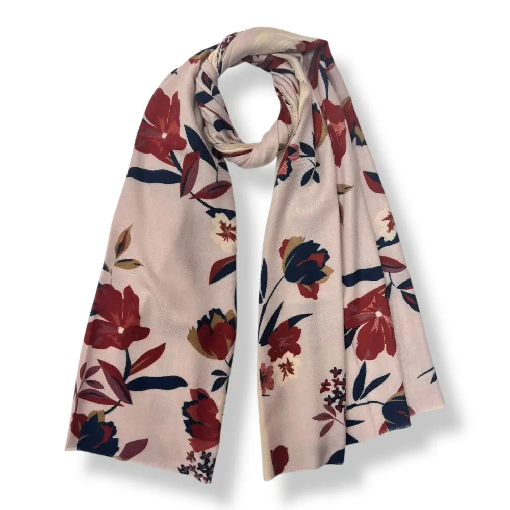 Garden Floral Print Scarf