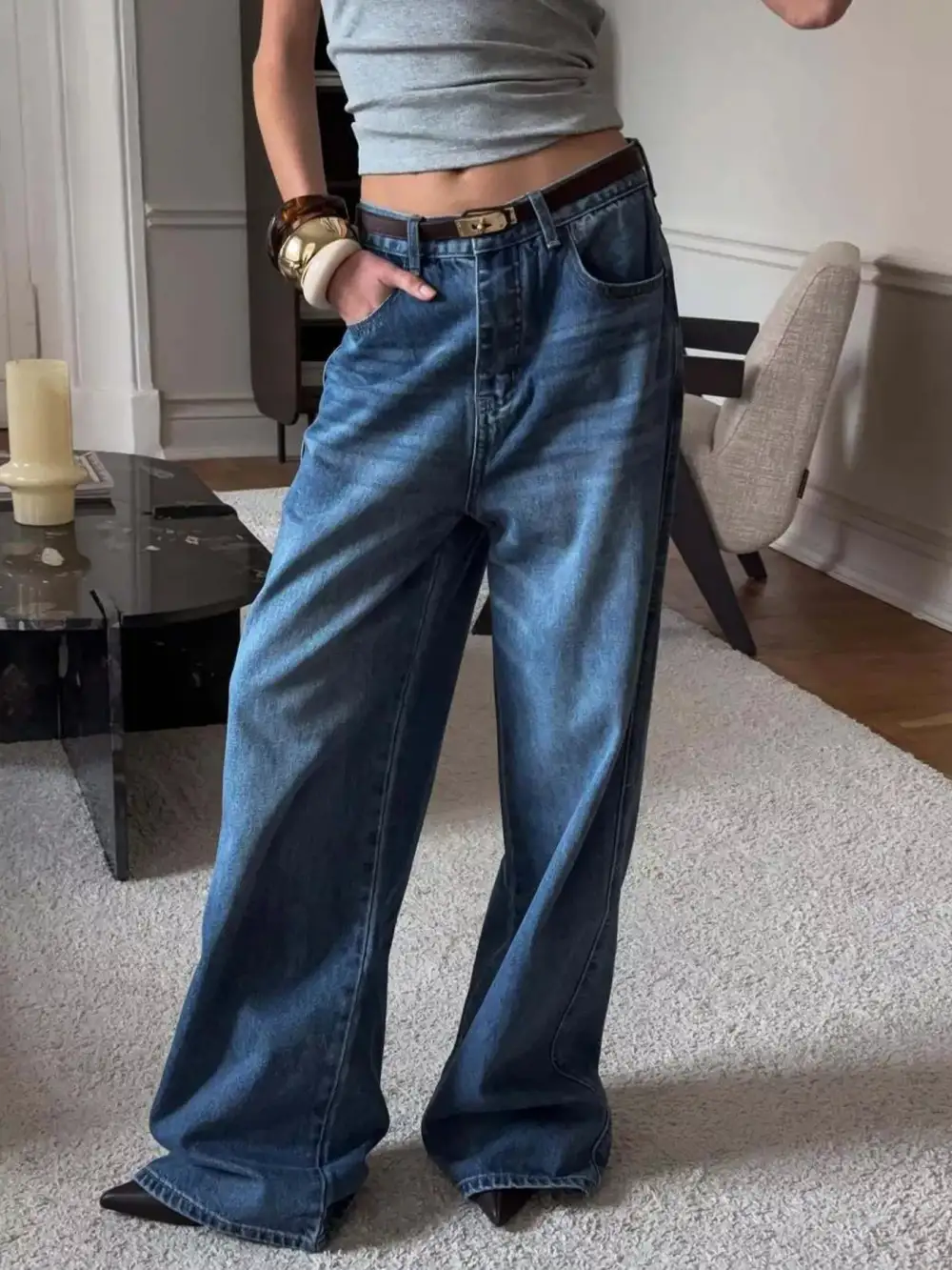 Soft Minimal Denim Jeans