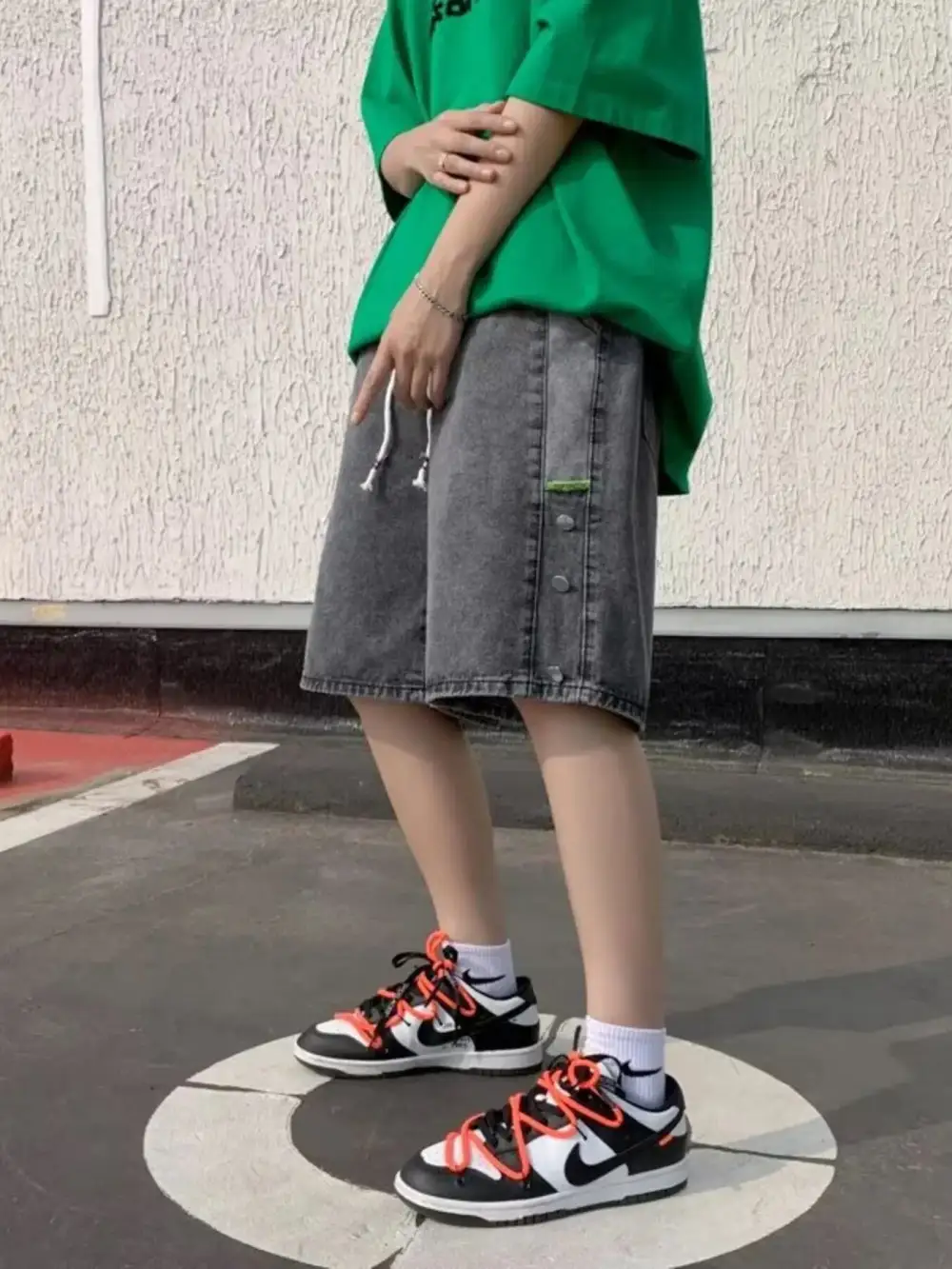 Refined Men's Plus Size Casual Loose Fit Denim Shorts