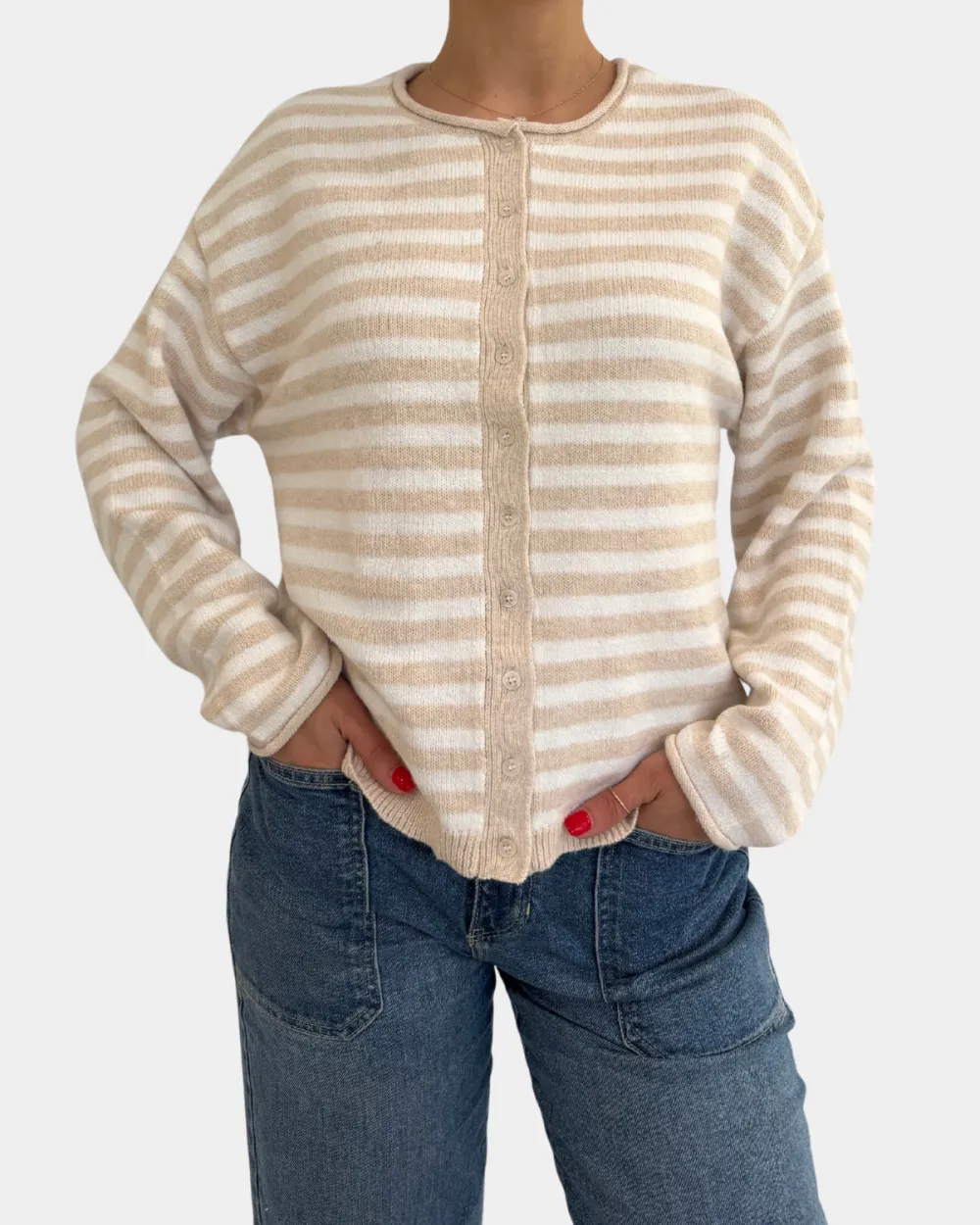 Dover Stripe Cardigan
