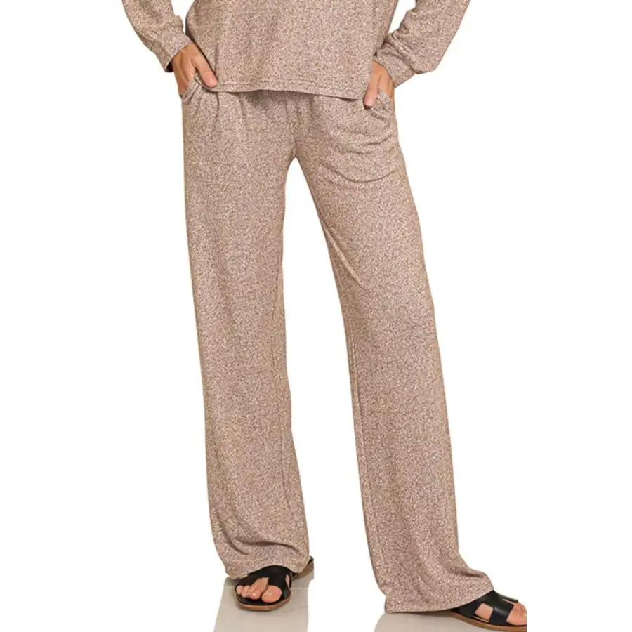 Classic Soft Melange Long Sleeve Tee & Pants Set