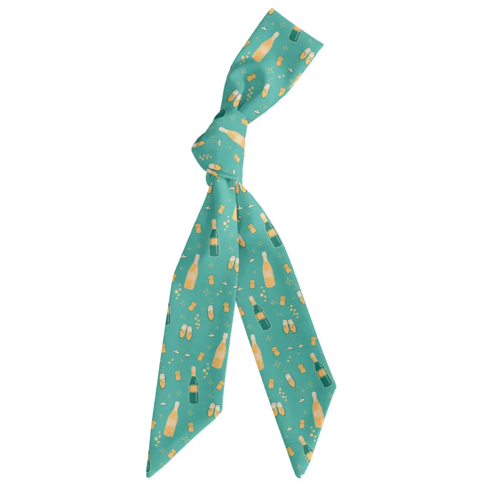 Champagne Novelty Hair Scarf