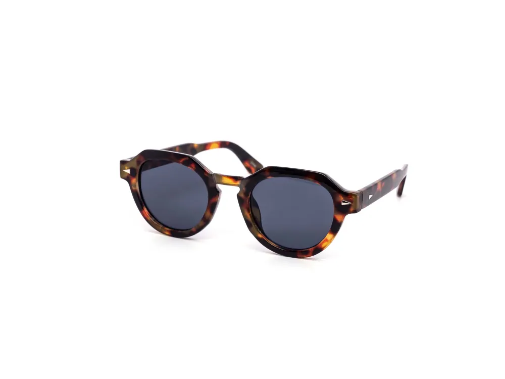 12-Pack Chunky Metal Round Sunglasses