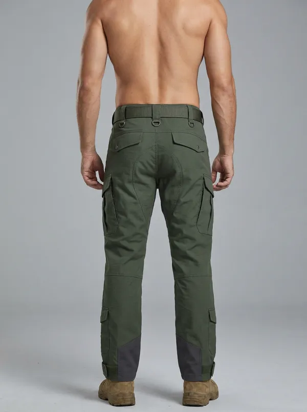 Men's Hook-and-Loop Pocket Tactical Trousers