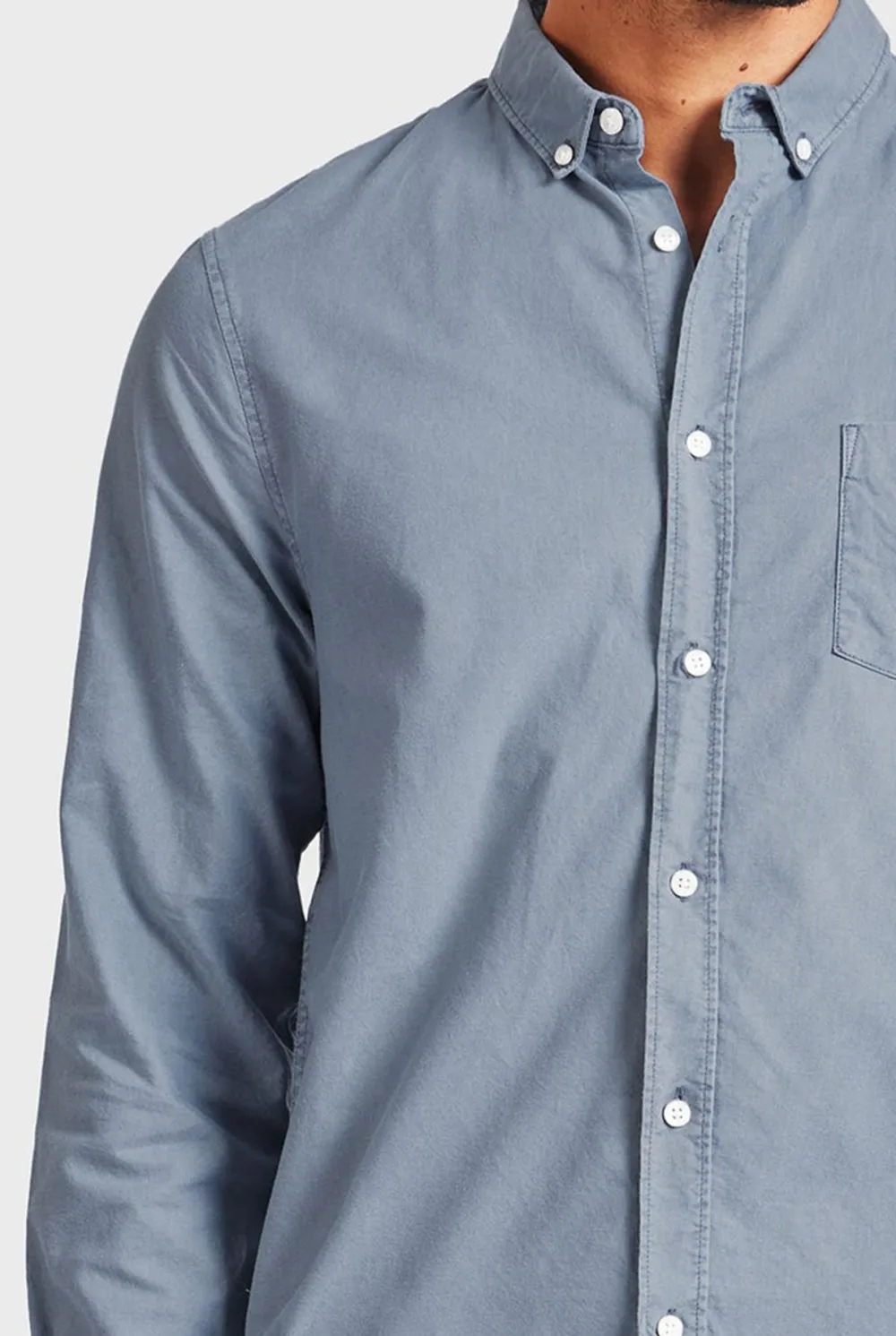 Vintage Oxford Button Down Long Sleeve Shirt