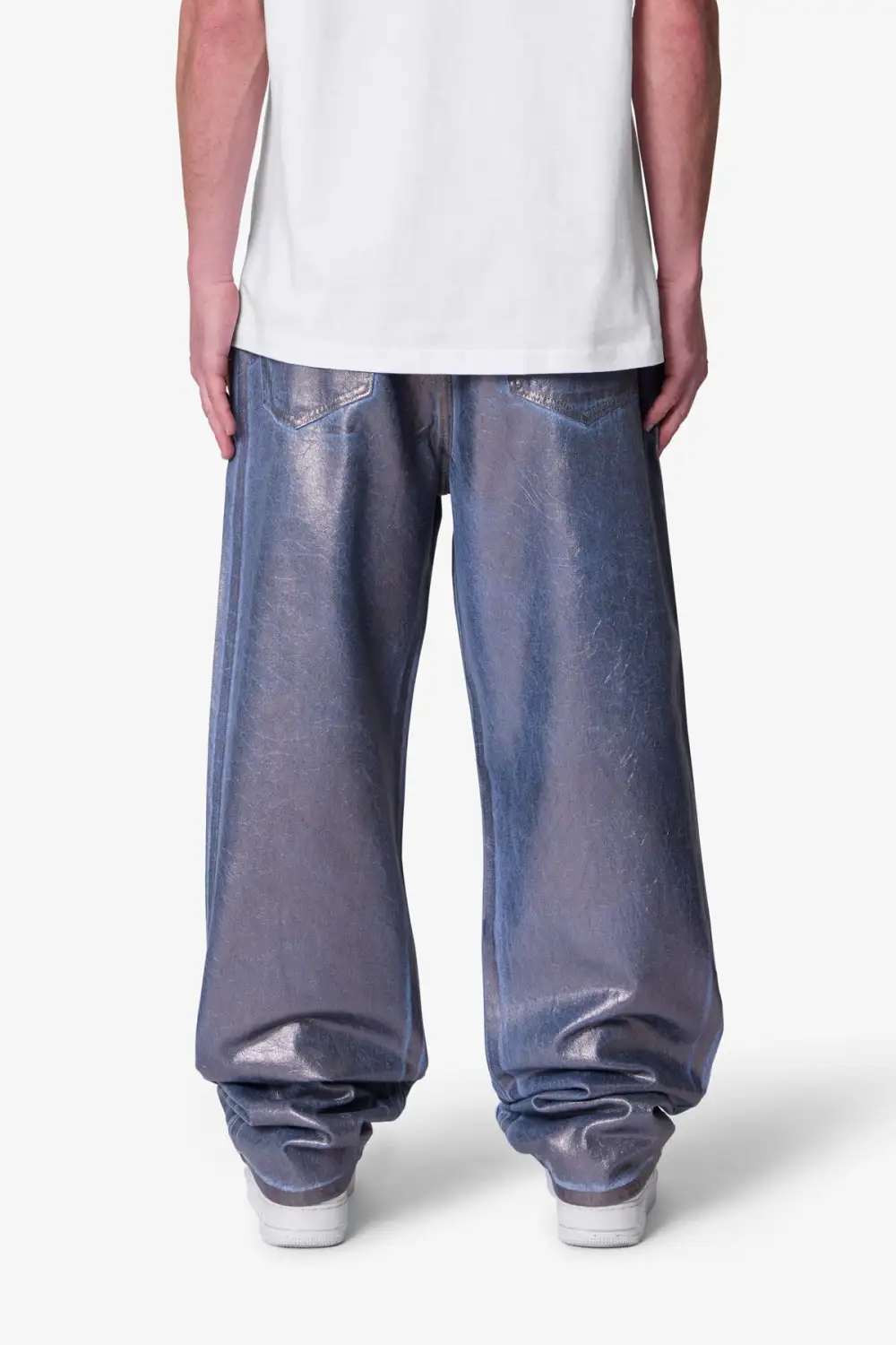 Ultra Baggy Chrome Sprayed Jeans