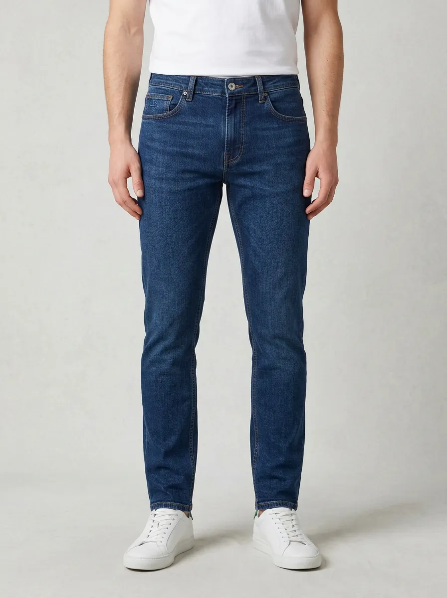 Men's Streamlined Comfort Casual Wear Stretch Denim Jeans